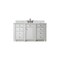 James Martin Vanities Bristol 60in Single Vanity, Bright White w/ 3 CM Ethereal Noctis Quartz Top 157-V60S-BW-3ENC - alternate 1